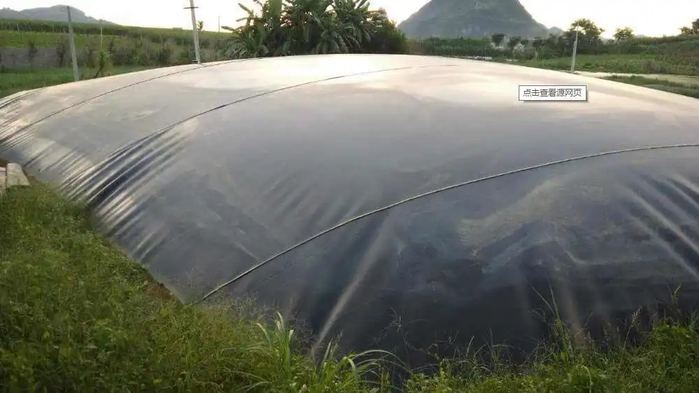 Construction process specification for black membrane biogas digester